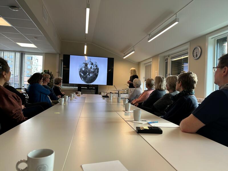 Medlemsmøte for seniorene på fylkeskontoret