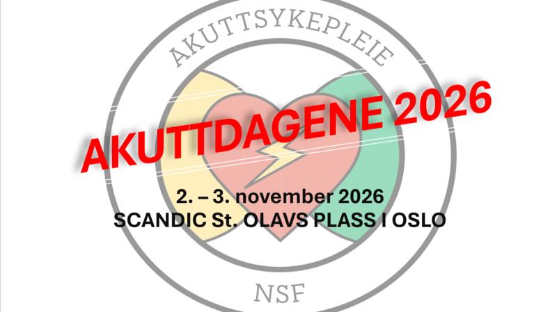 Logo akuttdagene 2026 2. - 3. november