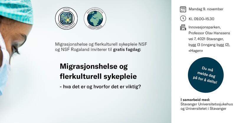 Arrangementsbilde fagdag migrasjonshelse i Stavanger 9.november 2026