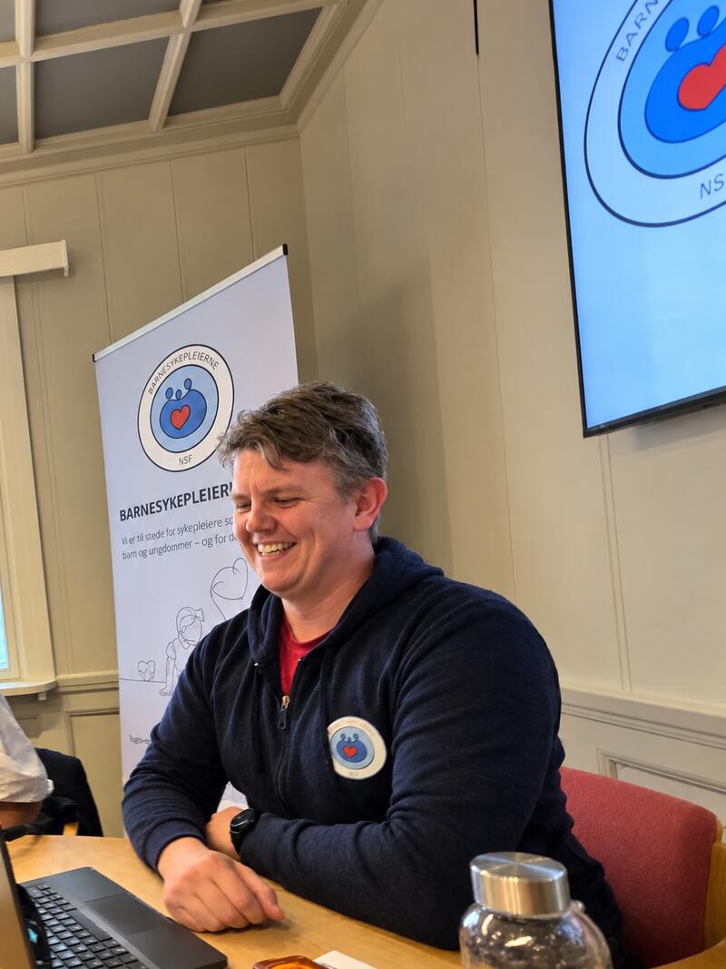 Håkon i sedvanlig godt humør