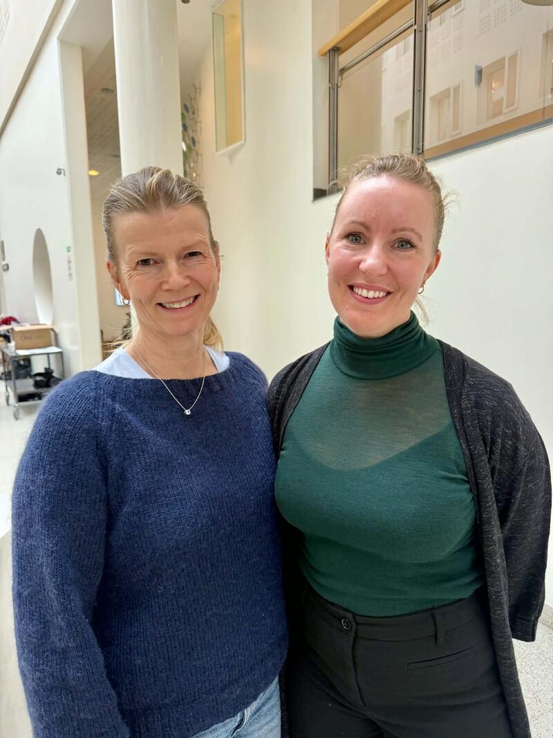 Edel Jannecke Svendsen og Maria Solberg Knudsen