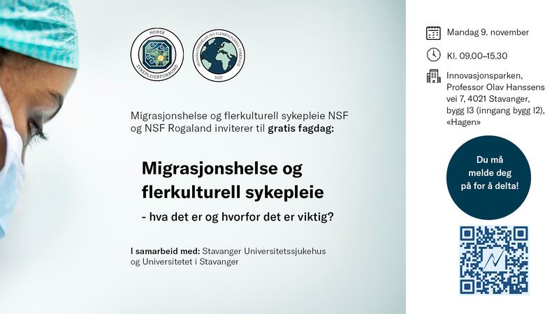 Arrangementsbilde fagdag migrasjonshelse i Stavanger 9.november 2026