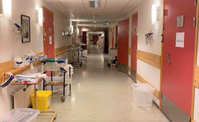 Bilde av sykehuskorridor