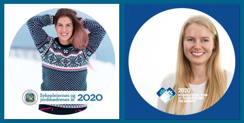 Bilde av Edel Marlèn Taraldsen og Camilla Horten Johansen - studentstyremedlemmer 2019-2020