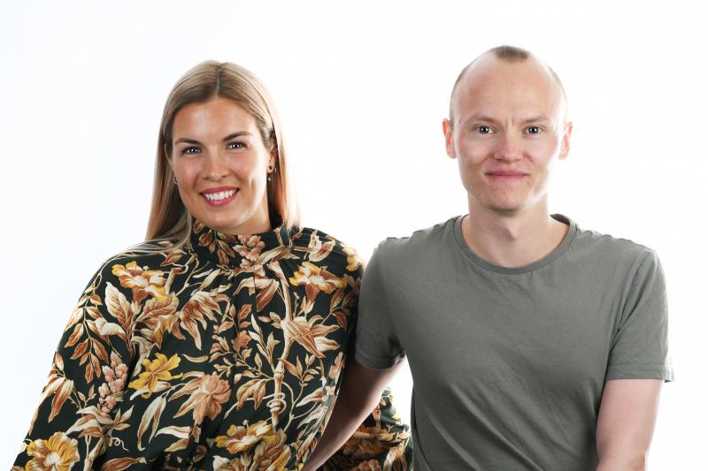 Studentleder Edel Marlèn Taraldsen og studentnestleder Kent Hanssen